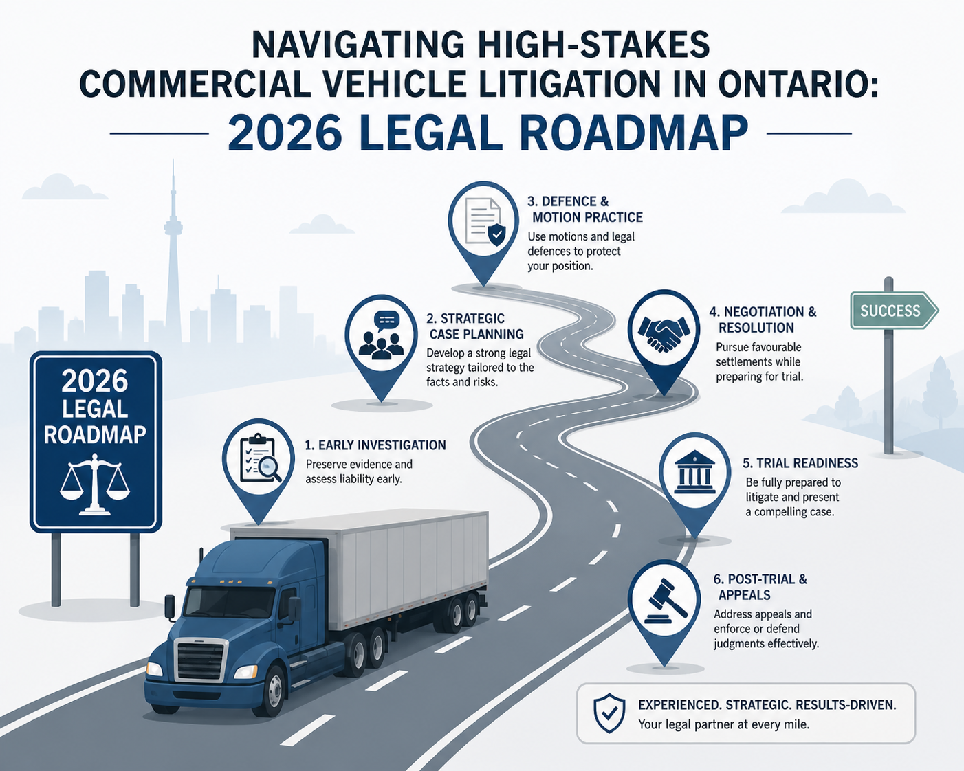 Navigating High-Stakes Commercial Vehicle Litigation in Ontario: 2026 Legal Roadmap